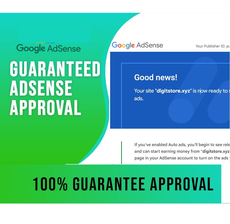 Adsense Approval Guarantee! Get Approval on any website